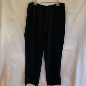 Nieman Marcus Exclusive Black Silk Pants Medium